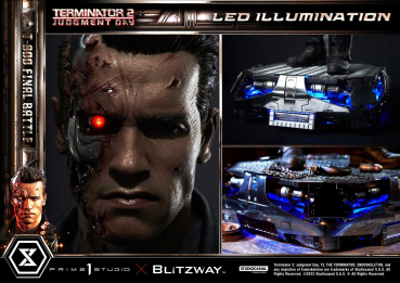 Prime 1 Studio Terminator 2: Judgment Day T-800 Final Battle (DX-Bonus Version) 1/3 Statue