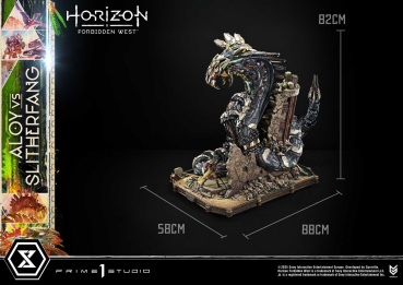 Prime 1 Studio Horizon Forbidden West - Aloy vs. The Slitherfang Statue