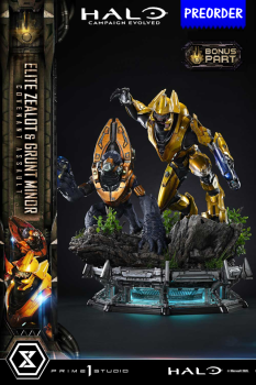 Prime 1 Studio Halo: Campaign Evolved - Elite Zealot & Grunt Minor (Bonus Version) 1/4 Statue