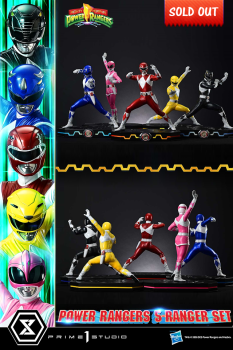 Prime 1 Studio Mighty Morphin Power Rangers - Power Rangers 1/4 Statues