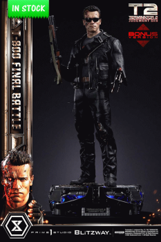 Prime 1 Studio Terminator 2: Judgment Day T-800 Final Battle (DX-Bonus Version) 1/3 Statue
