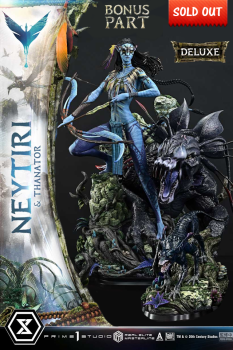 Prime 1 Studio Avatar (Movie) - Neytiri & Thanator (Deluxe Bonus Version) 1/4 Statue