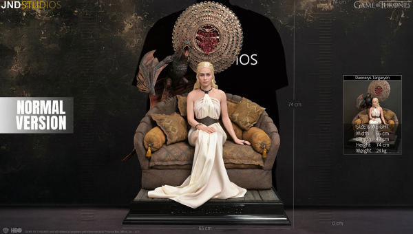 JND Studios Daenerys Targaryen (Normal Version) of Game of Thrones 1/3 Statue
