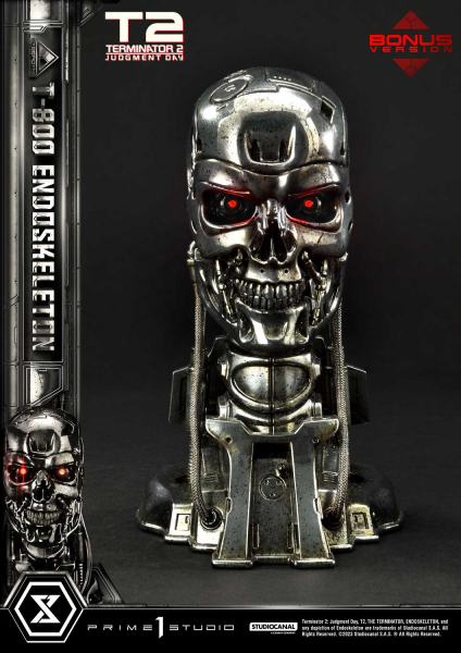 Prime 1 Studio Terminator 2: Judgment Day T-800 Endoskeleton (DX-Bonus Version) 1/3 Statue
