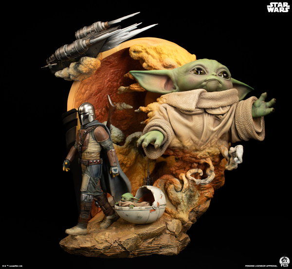 Premium Collectibles Studio The Mandalorian - Fine Art Bust