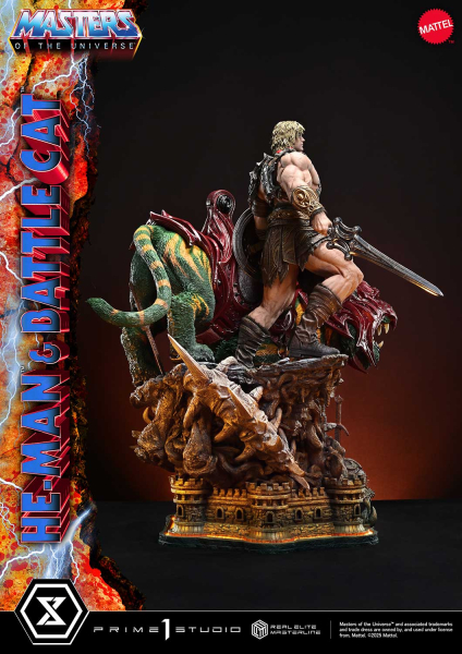 Prime 1 Studio Masters of the Universe - He-Man & Battle Cat 1/4 Statue