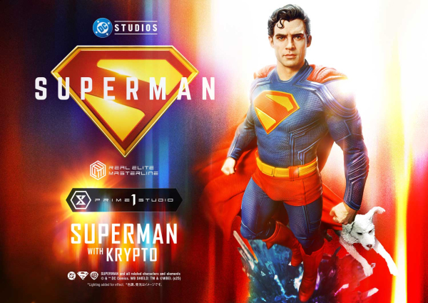 Prime 1 Studio Superman 2025 - Superman with Krypto (Bonus Version) 1/3 Statue