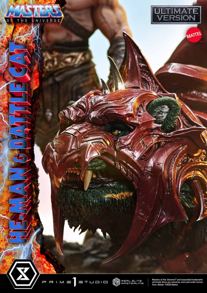 Prime 1 Studio Masters of the Universe - He-Man & Battle Cat (Ultimate Version) 1/4 Statue