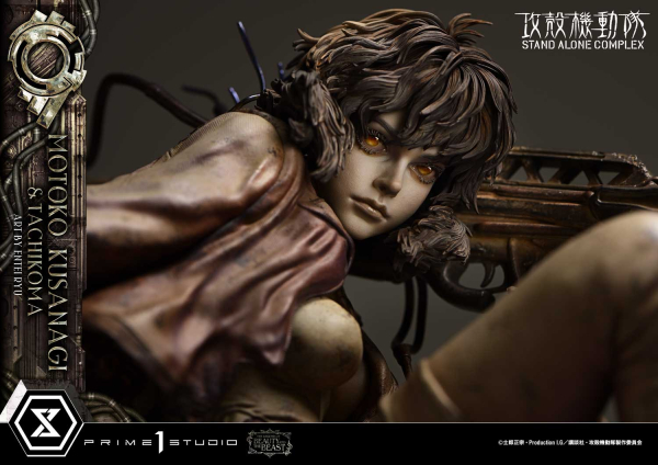 Prime 1 Studio Ghost in the Shell Stand Alone Complex - Motoko Kusanagi & Tachikoma 1/4 Statue