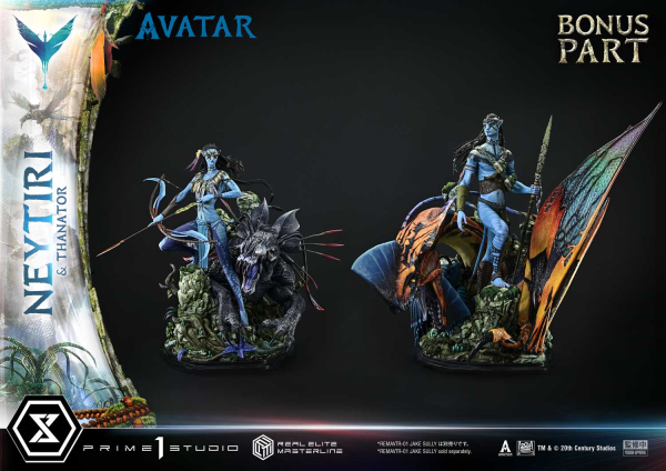 Prime 1 Studio Avatar (Movie) - Neytiri & Thanator (Deluxe Bonus Version) 1/4 Statue