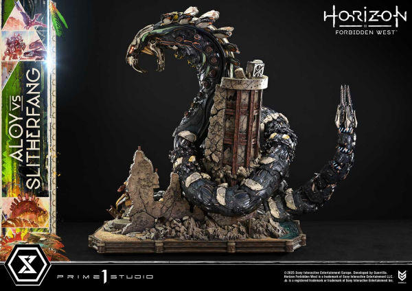 Prime 1 Studio Horizon Forbidden West - Aloy vs. The Slitherfang Statue