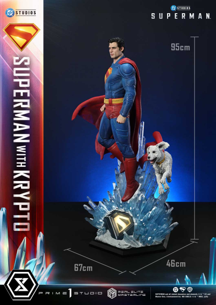 Prime 1 Studio Superman 2025 - Superman with Krypto 1/3 Statue