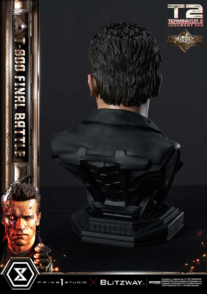 Prime 1 Studio Terminator 2: Judgment Day T-800 Final Battle (DX-Bonus Version) 1/3 Statue