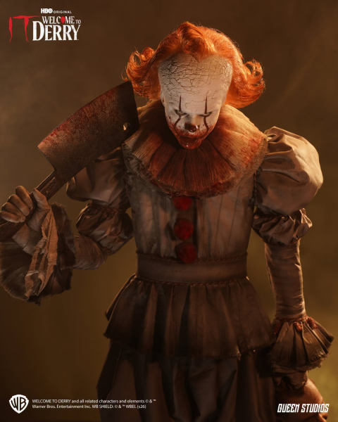 Queen Studios IT: Welcome to Derry Season 1 - Pennywise (Single Version) 1/3 Statue
