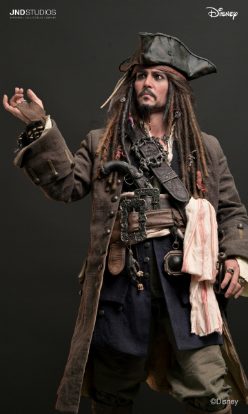 JND Studios Jack Sparrow of the Pirates of the Caribbean 1/3 Statue