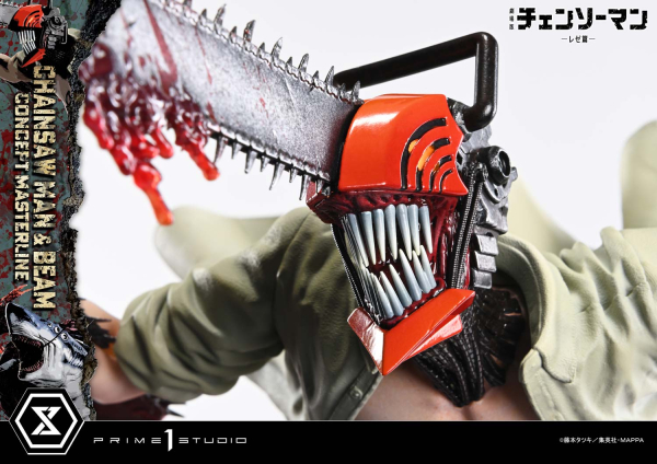 Prime 1 Studio Chainsaw Man – The Movie: Reze Arc CHAINSAW MAN & BEAM 1/6 Statue