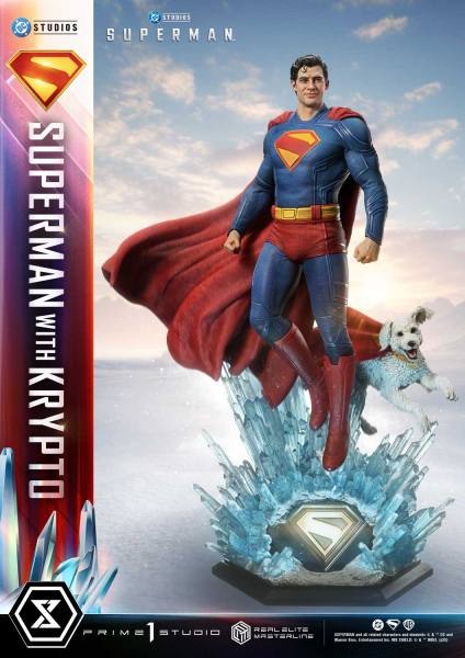 Prime 1 Studio Superman 2025 - Superman with Krypto (Bonus Version) 1/3 Statue