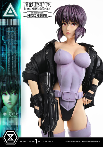 Prime 1 Studio Ghost in the Shell Stand Alone Complex - Motoko Kusanagi 1/1 Life-Size Figure