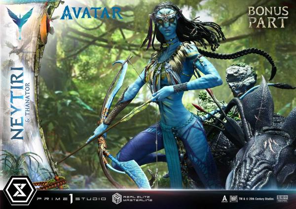 Prime 1 Studio Avatar (Movie) - Neytiri & Thanator (Deluxe Bonus Version) 1/4 Statue