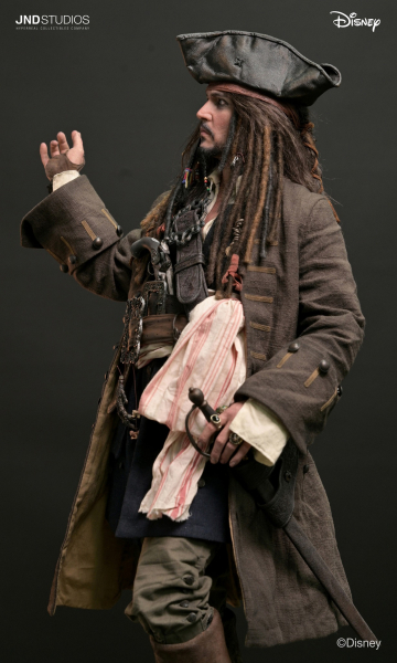 JND Studios Jack Sparrow of the Pirates of the Caribbean 1/3 Statue