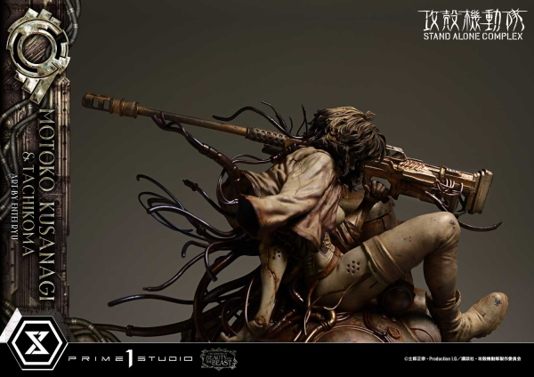 Prime 1 Studio Ghost in the Shell Stand Alone Complex - Motoko Kusanagi & Tachikoma 1/4 Statue