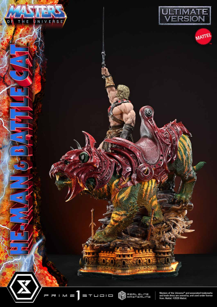 Prime 1 Studio Masters of the Universe - He-Man & Battle Cat (Ultimate Version) 1/4 Statue