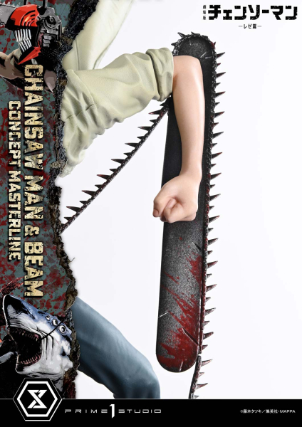 Prime 1 Studio Chainsaw Man – The Movie: Reze Arc CHAINSAW MAN & BEAM 1/6 Statue