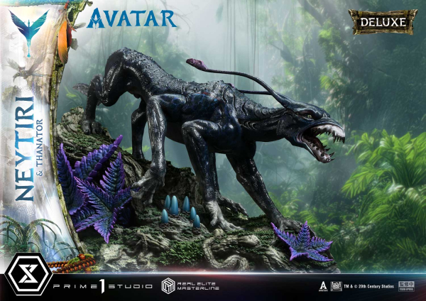 Prime 1 Studio Avatar (Movie) - Neytiri & Thanator (Deluxe Version) 1/4 Statue