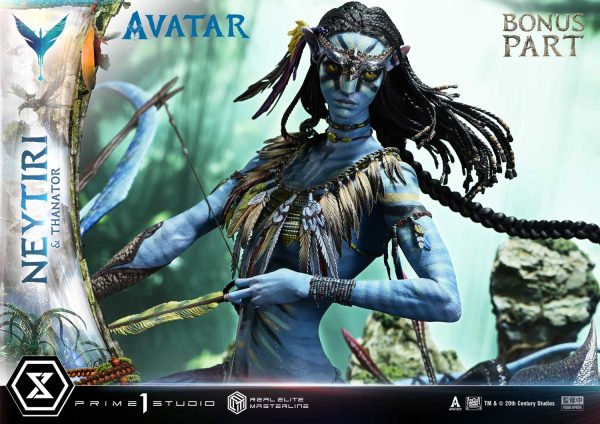 Prime 1 Studio Avatar (Movie) - Neytiri & Thanator (Deluxe Bonus Version) 1/4 Statue