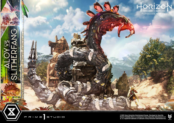 Prime 1 Studio Horizon Forbidden West - Aloy vs. The Slitherfang Statue