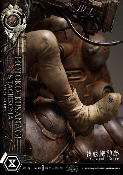 Prime 1 Studio Ghost in the Shell Stand Alone Complex - Motoko Kusanagi & Tachikoma 1/4 Statue