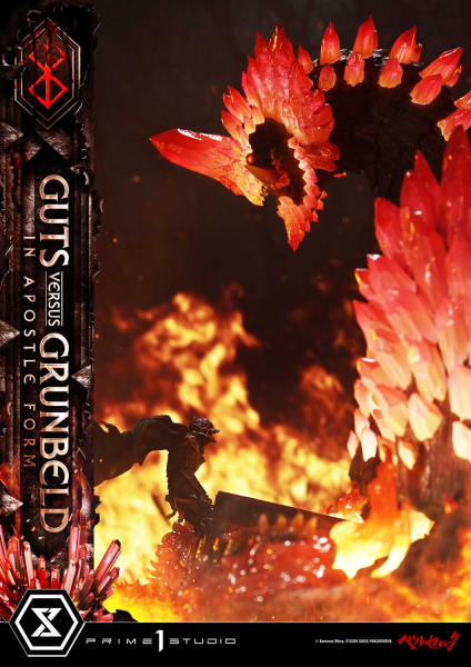 Prime 1 Studio Berserk - Guts Versus Grunbeld in Apostle Form Statue