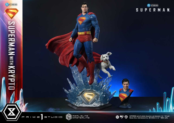 Prime 1 Studio Superman 2025 - Superman with Krypto (Bonus Version) 1/3 Statue