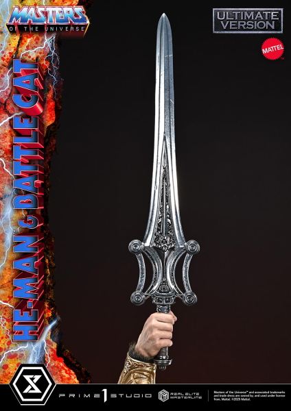 Prime 1 Studio Masters of the Universe - He-Man & Battle Cat (Ultimate Version) 1/4 Statue