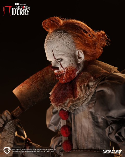 Queen Studios IT: Welcome to Derry Season 1 - Pennywise (Single Version) 1/3 Statue