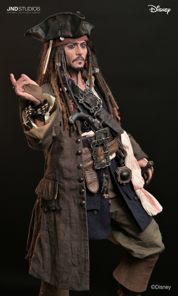 JND Studios Jack Sparrow of the Pirates of the Caribbean 1/3 Statue