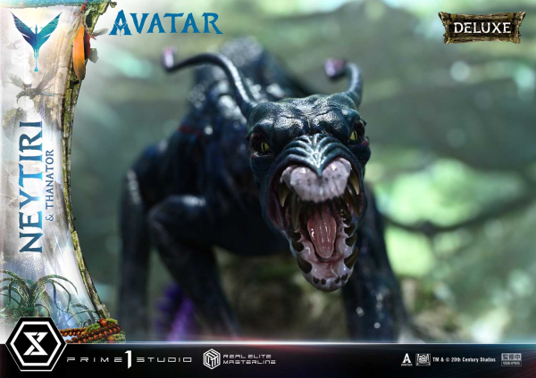 Prime 1 Studio Avatar (Movie) - Neytiri & Thanator (Deluxe Version) 1/4 Statue