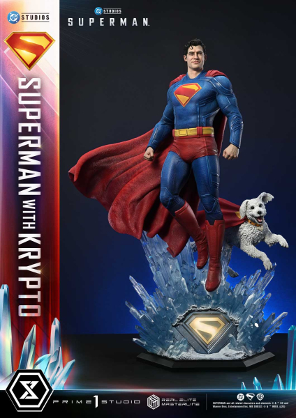 Prime 1 Studio Superman 2025 - Superman with Krypto (Bonus Version) 1/3 Statue
