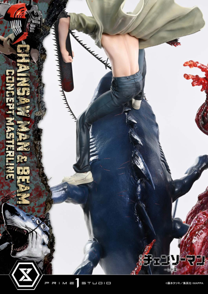 Prime 1 Studio Chainsaw Man – The Movie: Reze Arc CHAINSAW MAN & BEAM 1/6 Statue