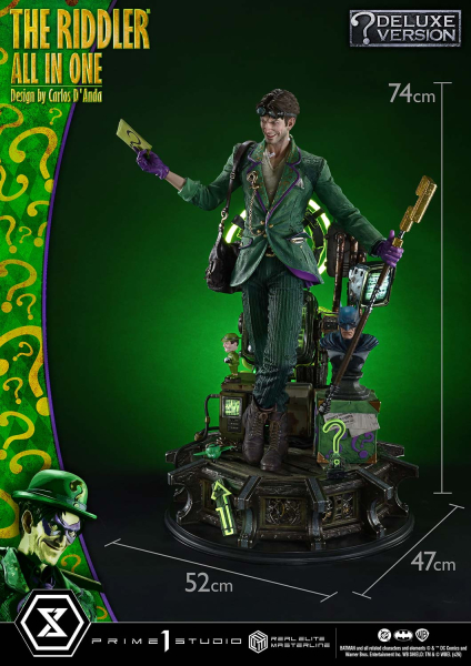 Prime 1 Studio Batman (Comics) - The Riddler All In One (Deluxe Version) 1/3 Statue