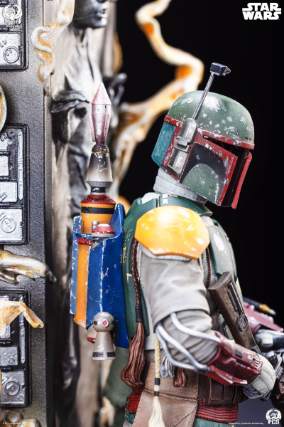 Premium Collectibles Studio Boba Fett - Deluxe Fine Art Bust