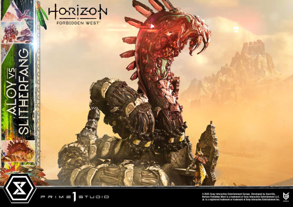 Prime 1 Studio Horizon Forbidden West - Aloy vs. The Slitherfang Statue