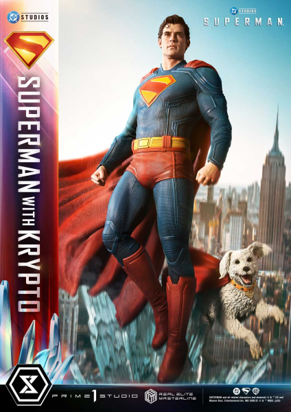 Prime 1 Studio Superman 2025 - Superman with Krypto 1/3 Statue