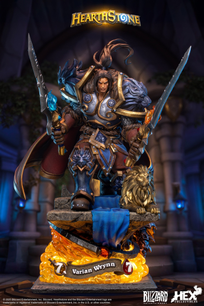 HEX Collectibles Hearthstone - Varian Wrynn 1/10 Scale Statue