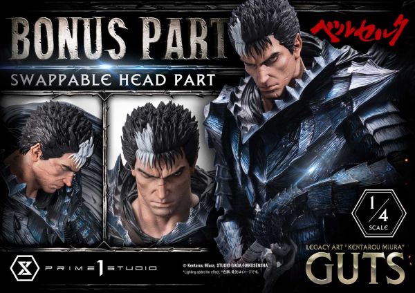 Prime 1 Studio Berserk - Guts (Bonus Version) 1/4 Statue
