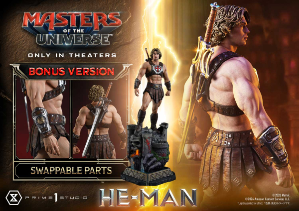 Prime 1 Studio Masters of the Universe (2026 Film) He-Man (Bonus Deluxe Version) 1/3 Statue