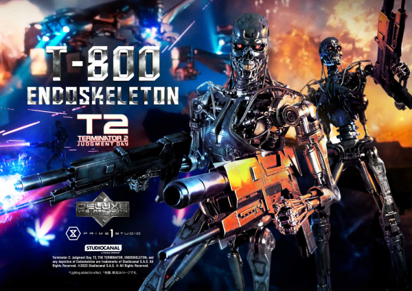 Prime 1 Studio Terminator 2: Judgment Day T-800 Endoskeleton (DX-Bonus Version) 1/3 Statue