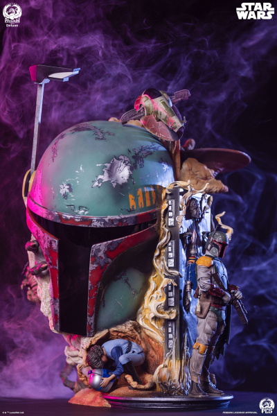 Premium Collectibles Studio Boba Fett - Deluxe Fine Art Bust