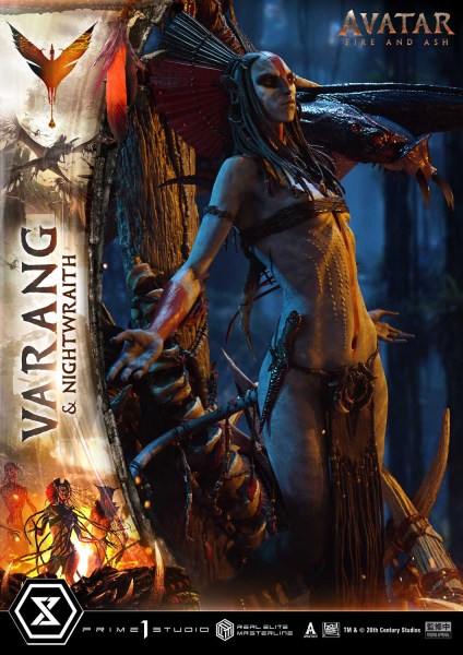 Prime 1 Studio Avatar Fire and Ash (Movie) - Varang & Nightwraith 1/4 Statue