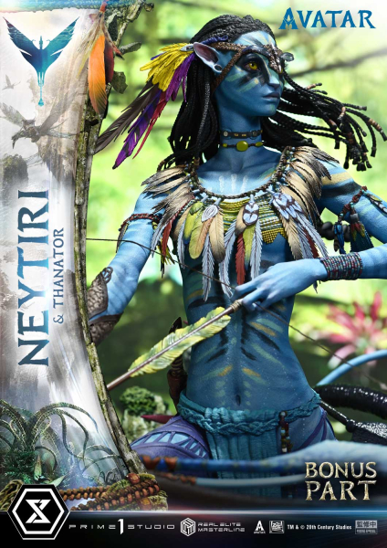 Prime 1 Studio Avatar (Movie) - Neytiri & Thanator (Deluxe Bonus Version) 1/4 Statue